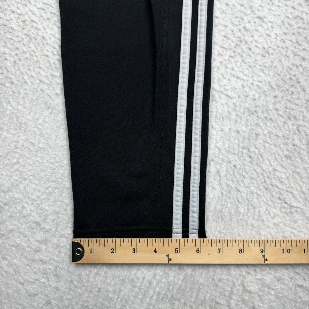 Adidas Prime Green Athletic Striped Track Pants Black Men's Size Medium